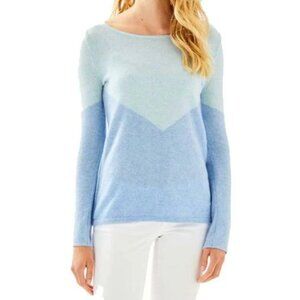 Lilly Pulitzer Brigitte Sweater in Heathered Bennet Blue - NWT